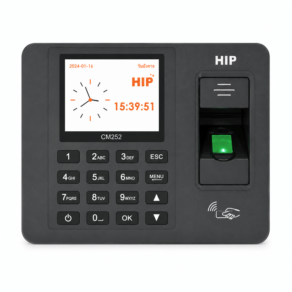 เครื่องสแกนลายนิ้วมือ HIP รุ่น CMI252 สีดำ